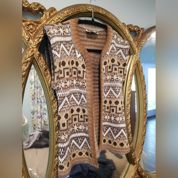 🍂Vintage 1970's Sweater Vest - Picture 1 of 9